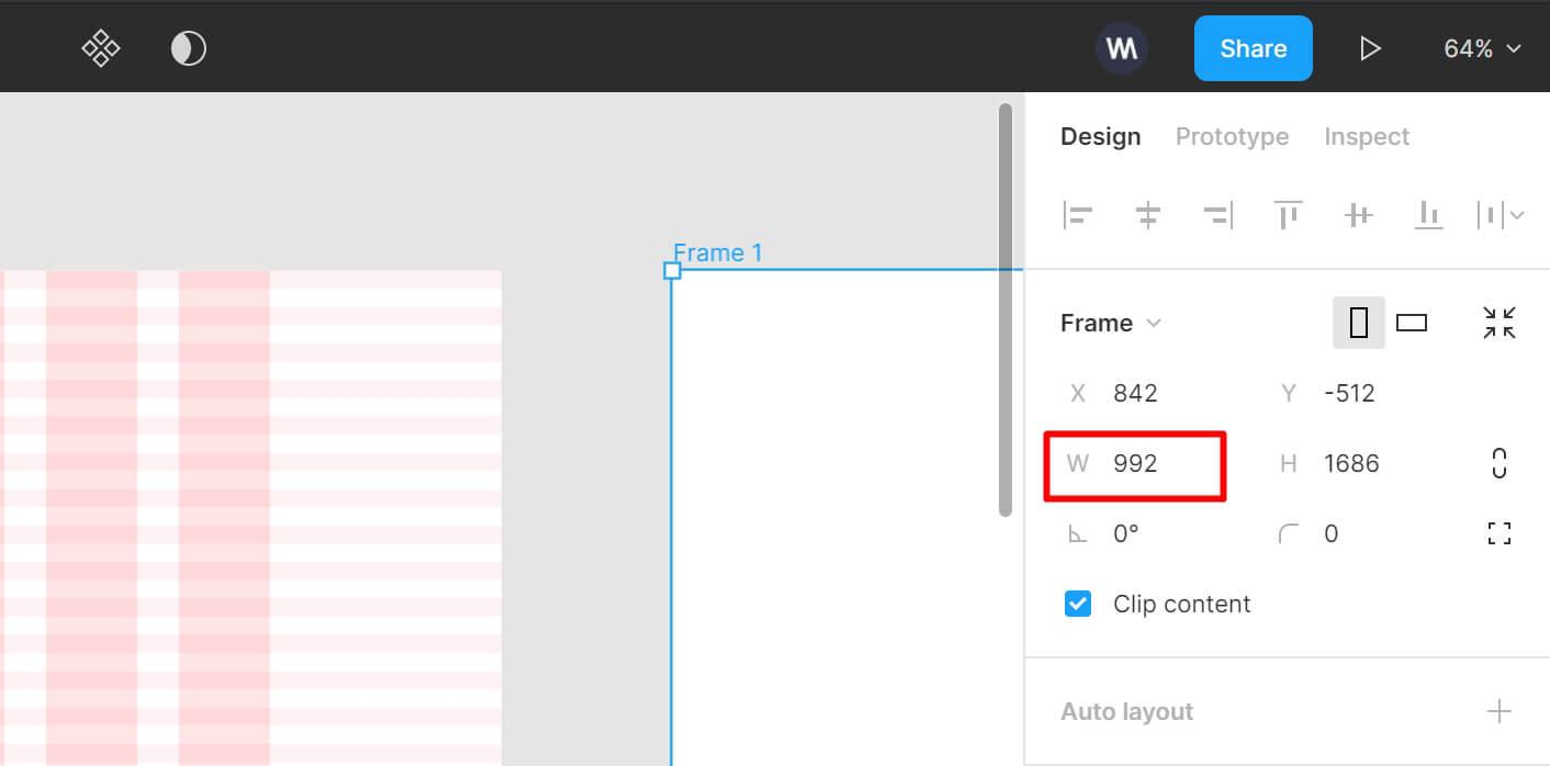 Figma Bootstrap Grid 992px (Large)