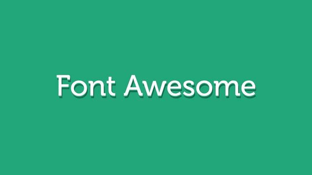 Как подключить и использовать шрифтовые иконки Font Awesome - Видеоурок