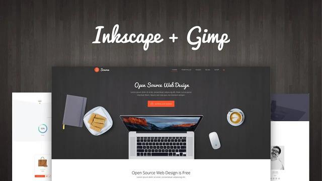Мастер веб-дизайна #4: Open Source Web Design (Inkscape + Gimp) - Видеоурок